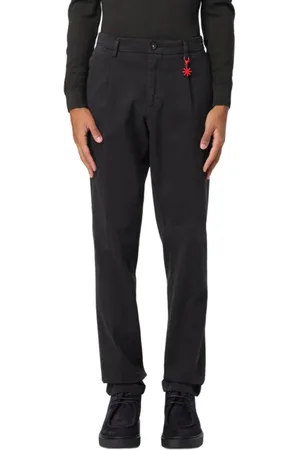 Manuel Ritz Pantaloni chino in twill con pinces