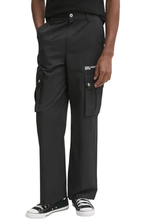Karl Lagerfeld Pantaloni cargo gamba larga