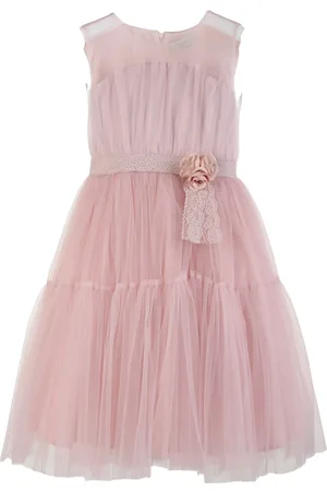 Bella Abito smanicato in tulle antico