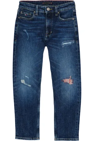 Tommy Hilfiger Jeans Skater gamba dritta con strappi lavaggio