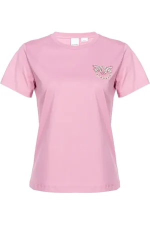 Pinko T-shirt Nambrone a maniche corte con logo Love Birds gioiello