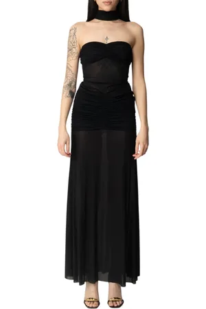 ANIYE BY Abito lungo Xena con trasparenze