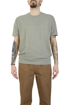 Liu Jo Maglia maniche corte in misto lino salvia