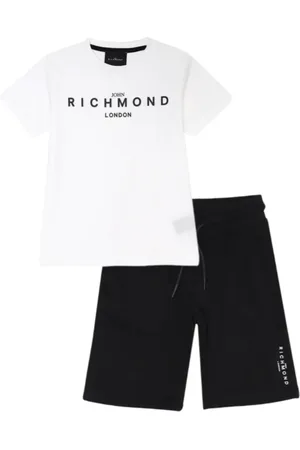 John Richmond Completo Zenin T-shirt e bermuda nero