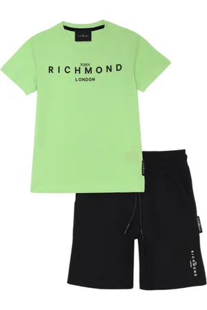 John Richmond Completo Zenin T-shirt e bermuda nero