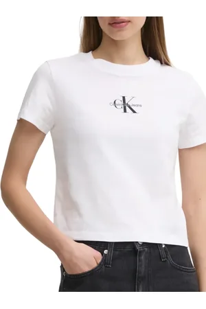 Calvin Klein T-shirt manica corta con logo in jersey