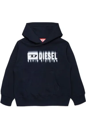 Diesel Felpa con cappuccio stampa logo