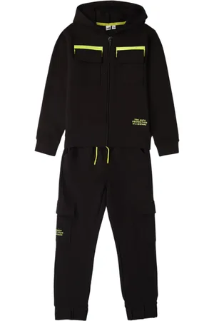 iDo(Dodipetto) Completo sportivo felpa e pantaloni con tasconi