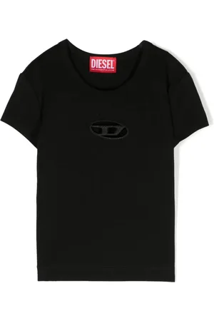 Diesel T-shirt manica corta Tangie con logo cut out