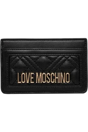 Moschino Love Moschino portacarte in ecopelle trapuntata oro