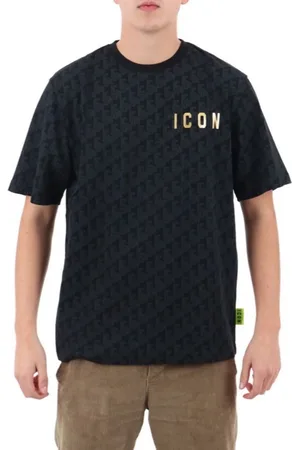 Icon Brand T-shirt manica corta con logo all over