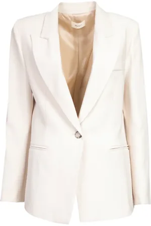 VICOLO Giacca blazer monopetto panna