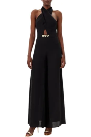 SIMONA CORSELLINI Tuta jumpsuit lunga con cintura