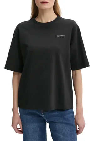 Calvin Klein T-shirt in cotone con maxi logo