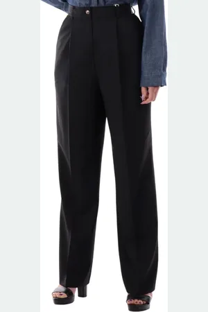 YES-ZEE Yes Zee pantaloni vita alta a gamba larga