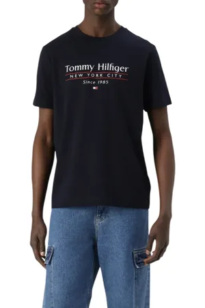 Tommy Hilfiger T-shirt manica corta con stampa logo in jersey