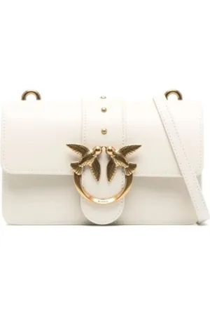 Pinko Borsa a tracolla Love Bag One Mini in pelle oro