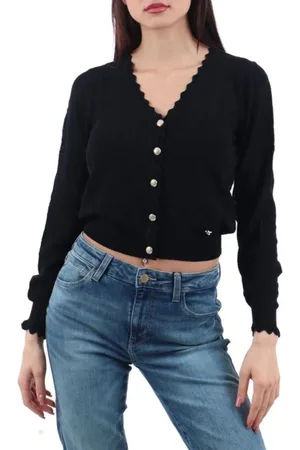 YES-ZEE Yes Zee cardigan in maglia traforata
