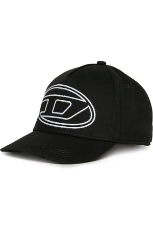 Diesel Cappello con visiera Frendil logo ricamato