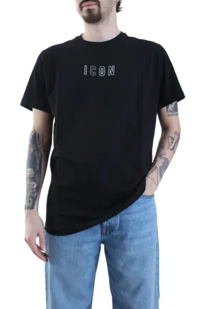 Icon Brand T-shirt maniche corte con logo laminato