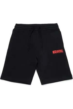 Diesel Shorts in felpa con logo iconico
