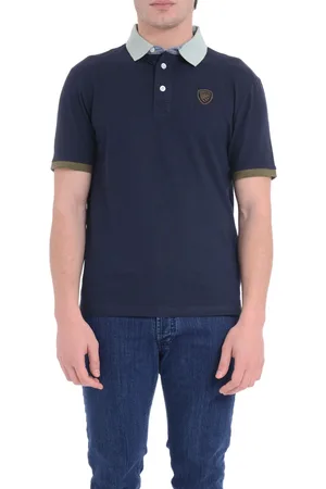 Blauer Polo maniche corte Dabney in piquè