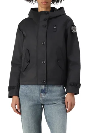 Blauer Giubbino Marcella in nylon con cappuccio