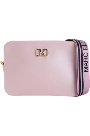 MARC ELLIS Borsa Flat Flowe in gomma saffiano oro