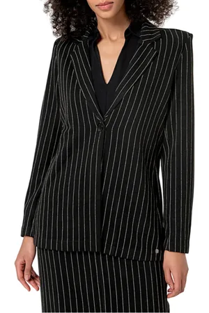 SURKANA Blazer gessato diplomatico tinta unita