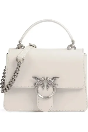 Pinko Borsa Love Bag One Top Handle Mini Light argento