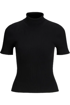 JJXX Maglia a collo alto jade nera