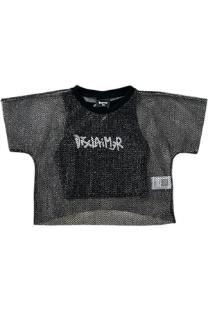 DISCLAIMER T-shirt a rete con top