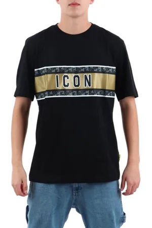 Icon Brand T-shirt maniche corte con banda logata