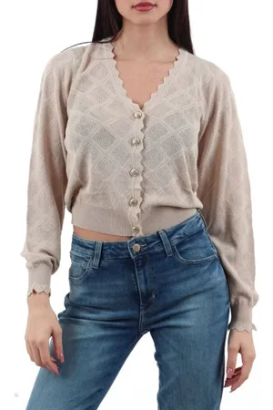 YES-ZEE Yes Zee cardigan in maglia traforata