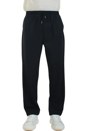 YES-ZEE Yes Zee pantaloni gamba larga con coulisse