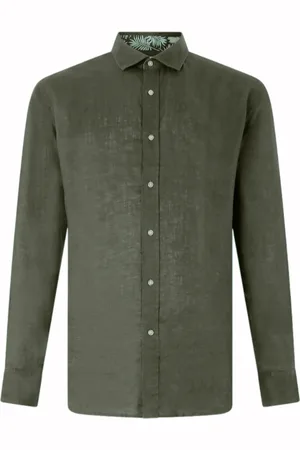 Liu Jo Camicia maniche lunghe in lino salvia