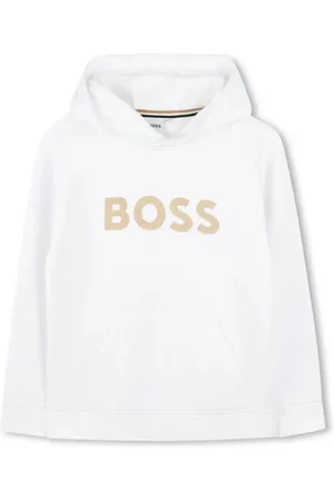 HUGO BOSS Felpa con cappuccio stampa logo
