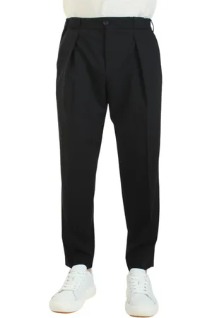 Manuel Ritz Pantaloni con pinces in misto viscosa