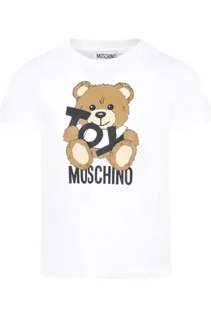 Moschino T-shirt manica corta con stampa orsetto Toy