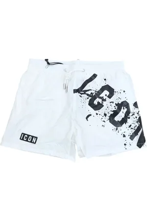 Icon Brand Boxer mare in nylon con logo