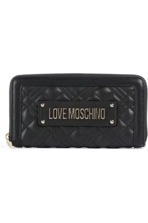 Moschino Love Moschino portafogli in ecopelle trapuntata oro