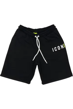 Icon Brand Bermuda con logo in misto cotone