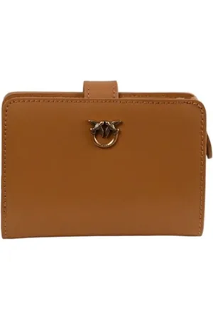 Pinko Portafogli in pelle Multipockets color cammello