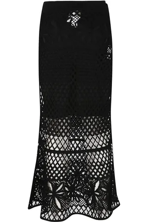 Pinko Gonna midi Crispo in crochet traforato