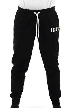 Icon Brand Pantaloni joggers in felpa con logo