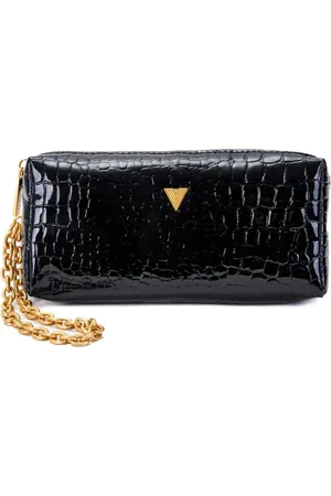 VICOLO Pochette in ecopelle effetto coccodrillo
