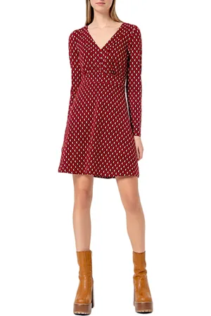 SURKANA Vestito corto elasticizzato stampato