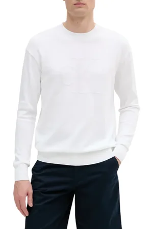 Calvin Klein Maglia in cotone con logo monogram
