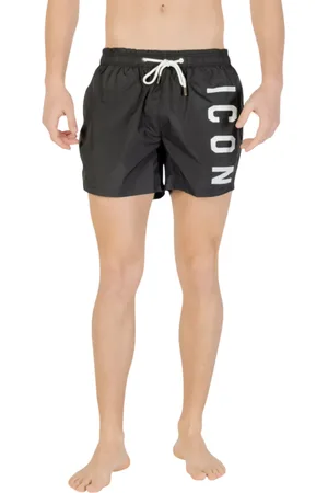 Icon Brand Boxer mare in nylon con stampa logo