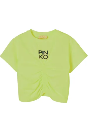 Pinko T-shirt manica corta con arricciature